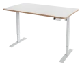 Biurko elektryczne 140x80 cm Leitz Ergo do pracy w pozycji siedzącej i stojącej 