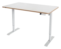 Biurko elektryczne 140x80 cm Leitz Ergo do pracy w pozycji siedzącej i stojącej 