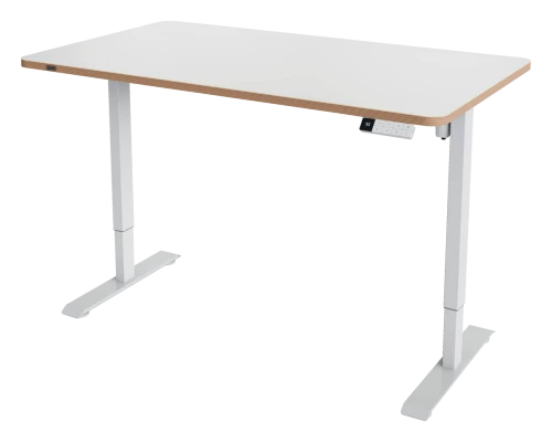 Biurko elektryczne 140x80 cm Leitz Ergo do pracy w pozycji siedzącej i stojącej 