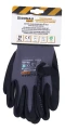 Rękawice robocze  DONAU SAFETY Flex-Dotted rozm. 10 szare