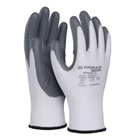 Rękawice DONAU SAFETY Nitrile 01 rozm. 10 szare   