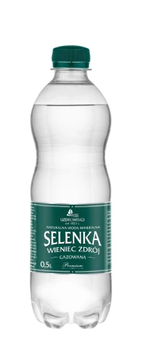 Woda mineralna  gazowana 0,5l Selenka 