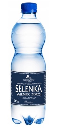 Woda mineralna  niegazowana 0,5l Selenka  