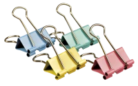 Klip biurowy pastelowy Tetis, 25 mm,  48 sztuk