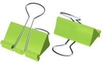 Klip biurowy Berlingo, 19 mm, 10 sztuk, zielony