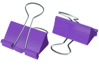 Klip biurowy Berlingo, 19 mm, 10 sztuk, fioletowy