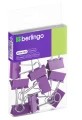 Klip biurowy Berlingo, 19 mm, 10 sztuk, fioletowy