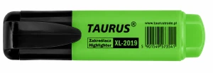Zakreślacz  Taurus XL-2019 ścięta końcówka, zielony