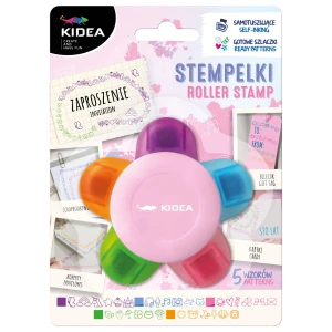 Stempelki dekoracyjne Kidea Kwiatek, 5 wzorów