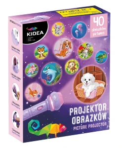Projektor obrazków dla dzieci  Kidea, 40 obrazków