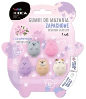 Gumka do mazania zapachowa Kidea Hello, zestaw  5 sztuk