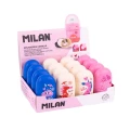 Temperówka Milan Capsule Flowicorn z gumką, 1 otwór 