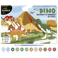 Malowanie po numerach  Kidea, Dinozaury