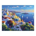 Diamentowa mozaika Flamingo Line 30x40 cm , Santorini 