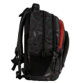 Plecak szkolny BackUP Techno Red , 4-komorowy 