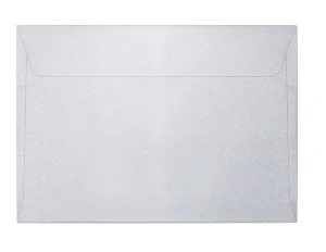 Koperta ozdobna C-5 Millenium diamentowa biel, 120g, 10 sztuk