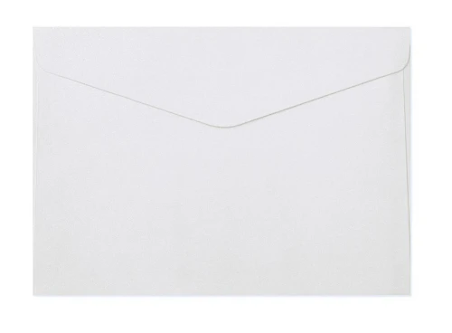 Koperta ozdobna C-5 Pearl diamentowa biel, 150g, 10 sztuk 