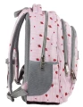 Plecak szkolny BackUP, Pink Love 3-komorowy  