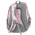 Plecak szkolny BackUP, Pink Love 3-komorowy  