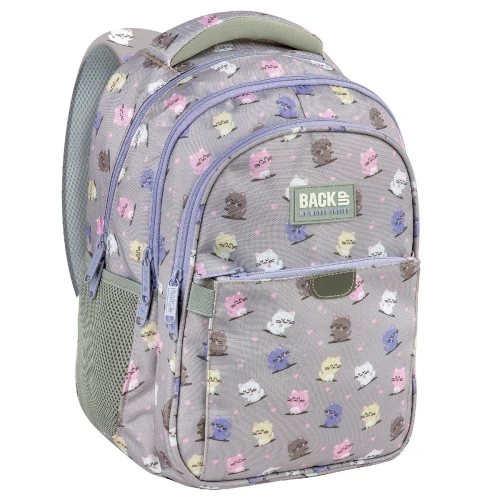 Plecak szkolny BackUP, Kotki Kawaii 3-komorowy   