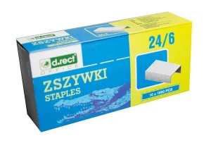 Zszywki D.RECT 24/6,  1000 sztuk