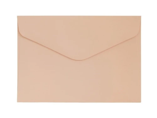 Koperta ozdobna C-6 brzoskwiniowa, 120 g, 10 sztuk 