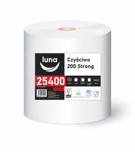 Ręcznik papierowy, czyściwo  Luna Strong 200 m2, 2 warstwy