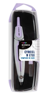 Cyrkiel Kidea w etui z zapasowymi rysikami 