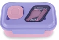 Śniadaniówka BackUP 8 lunch box z pojemnikiem i sztućcami, różowy