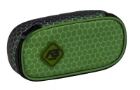 Piórnik AstraBag Hexagon Green Ombre, saszetka 