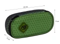 Piórnik AstraBag Hexagon Green Ombre, saszetka 