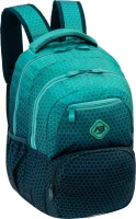 Plecak szkolny AstraBag Hexagon Lagoon Ombre, 3-komorowy 