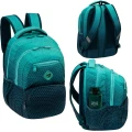 Plecak szkolny AstraBag Hexagon Lagoon Ombre, 3-komorowy 