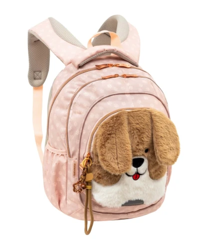 Plecak szkolny AstraBag Fluffy Puppy, 3-komorowy  