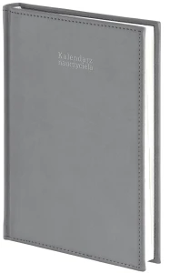Kalendarz Nauczyciela A-5 dzienny, Vivella szary
