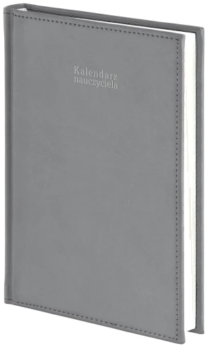Kalendarz Nauczyciela A-5 dzienny, Vivella szary