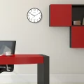Zegar ścienny Unilux Nessy 25 cm, czarny