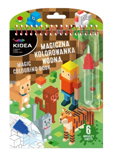 Kolorowanka wodna magiczna Kidea, Game