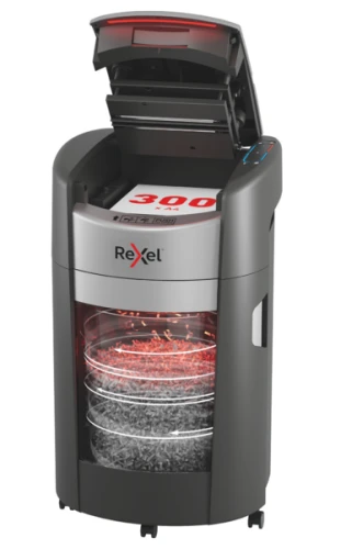 Niszczarka automatyczna Rexel ShredMax AutoFeed+ 300M P4, konfetti