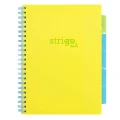 Kołonotatnik Strigo Pads A4 100 kartek kratka, neon żółty