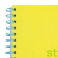 Kołonotatnik Strigo Pads A4 100 kartek kratka, neon żółty