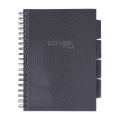 Kołonotatnik Strigo Pads B5 100 kartek kratka, szary