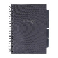Kołonotatnik Strigo Pads B5 100 kartek kratka, szary