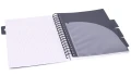 Kołonotatnik Strigo Pads B5 100 kartek kratka, szary
