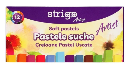 Pastele suche Strigo Artist, 12 kolorów