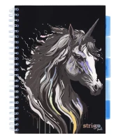 Kołonotatnik Strigo Pads A4 100 kartek kratka, Unicorn