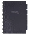 Kołonotatnik Strigo Pads A4 100 kartek kratka, szary
