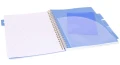 Kołonotatnik Strigo Pads A4 100 kartek kratka, marmur niebieski