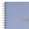 Kołonotatnik Strigo Pads A4 100 kartek kratka, marmur niebieski