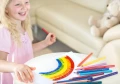 Kredki ołówkowe  Faber Castell Jumbo Grip, 12 kolorów + temperówka